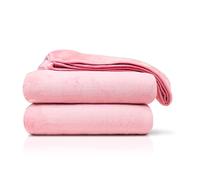 Amago - Couverture Extra Douce, Sensation Cachemire, 130 x 170 cm - Vieux Rose