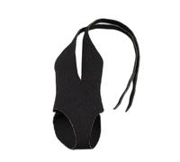 Amagogo 1:12 Figurine Vêtements Miniature Vêtements Femmes Maillot de Bain Mode Tendance Body Poupée Costume pour Poupées Femmes 6 pouces, Noir