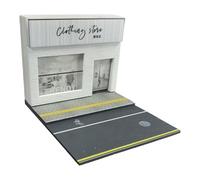 Amagogo 1/64 Diorama Parking Lot Fond