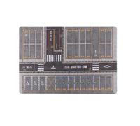 Amagogo 1:64 Parking Tapis Fond Garage Souterrain Diorama Layout Mini Diecast Garage Scène Affichage pour Véhicule Scène Jouet, H