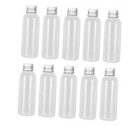 Amagogo 10 pièces bouteilles de pour articles de toilette Dispensateur de flacon d'échantillon liquide transparent avec couvercles à vis pour le
