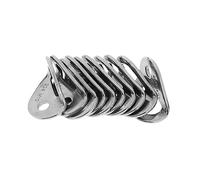 Amagogo 10 Pièces Escalade Boulon d'ancrage Cintre Cintre Plaque Matériel en Acier Inoxydable 25kN Clou d'Expansion Cintre pour Équipement d'alpinisme en