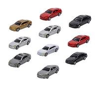 Amagogo 10 Pièces Ho échelle Modèle Voiture Jouet 1/87 Bâtiment Train Paysage Architecture Modèle