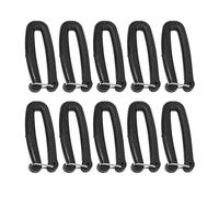 Amagogo 10x Sangle Sangle Crochet Pont Boucle, Outils de Réparation Sangle Boucle Porte-clés Pince Crochets pour Pêche Bagages Sac Valise Bricolage