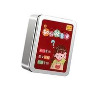 Amagogo 160x Cartes de Combinaison de caractères Chinois Encyclopédie Common Sense Double Face Shoe Film Learning Flash Cards for Chinese Leaning Beginners, Rouge