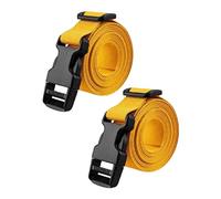 Amagogo 2PCS Golf Charille Chariot Sac Brectes de Fixation Boulanges Emballage de 100 cm Sangages de Bagages en Nylon de Liaison, Or