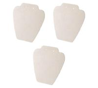 Amagogo 3X Ornement de Cintre de Bijoux Décoration pour Vendre Un Support de Support de Collier Stand de Rangement des Boucles d'oreilles pour de la, Beige