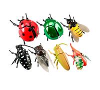 Amagogo 7 Pièces Insecte à Remonter Mécanique | Corps Segmenté Réaliste, Modèle Scarabée à Remonter, Figurine, pr, Enfants, Jeunes Naturalistes