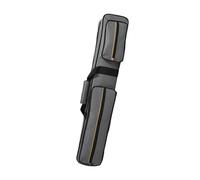 Amagogo à Main Portable en Bambou pour flûte traversière, Accessoires pour Musiciens, étui Pratique à Fermeture éclair pour Queue Billard, Gris