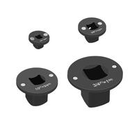 Amagogo Adaptateur de Douille à Choc à 4 Pièces pour Clés Cliquet Espace