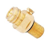 Amagogo Adaptateur de remplissage de cylindre Adaptateur de valve de cylindre de CO2 Sortie TR21-4 Bouteille de recharge de en laiton
