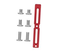 Amagogo Adaptateur pour de vélo, Installation Facile, réglage de la Position du Trou du Cadre Fixe, réglage pour vélo, Rouge 13.3 Cm