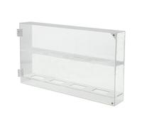 Amagogo Affichage de la rondelle de rondelle de hockey en acrylique Organisateur de boîte de rangement transparent, 2tier36.5x18.5x5.5cm