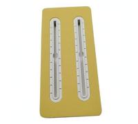 Amagogo Aileron de Surf Boîtier d'Aileron Plaque de Montage Support en PVC à Double Rainure Positionnement Stable Encastrement, 39 19 3.5CM avec Boîte De Gouvernail Blanche