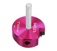 Amagogo Alésoir pour tuyaux PVC, alésoir pour raccords de tuyauterie avec tige hexagonale, outil de plomberie pour la ventilation, 2 Pouces