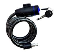 Amagogo Antivol de vélo à câble avec 2 clés, Professionnel, remplace Directement, Pratique, câble de sécurité enroulé, équipement