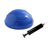 Amagogo Ballon d'équilibre Demi-Ballon, résistant à l'usure, pour Le Fitness à Domicile, avec Pompe et Base antidérapante, pour Le Bureau, Bleu