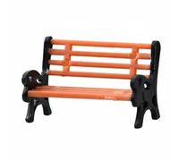 Amagogo Banc Miniature Maquette Poupée Décor Accessoire pour Miniature avec Finition Soignée en Résine pour Diorama et Jardin de Fées Terrarium, Petit 2CM