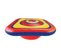 Amagogo Bascule d'Équilibre Gonflable Planche Équilibre Planche Oscillante Plateforme de Arrondi sous- Matériau PVC Stable Mouvements Rythmés Adaptée aux