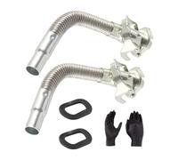 Amagogo Bec verseur Flexible pour et Eau, Bec Long en Acier Inoxydable, 2 Pièces