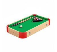 Amagogo Billiard Enfant Mini Billard Table Jouet Tabletop Jeu de Précision Jeu de Compétence en Bois Entraîne Frapper Marquer, 72 37cm, Grande Taille - Six-en-Un