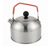 Amagogo Billoire Compatible Induction Argenté | Siffl, Billoire En Acier Inoxydable 1 L, Portable, Théière, pr Préparation du Thé, Camng, Extérieur, Argent
