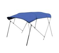 Amagogo Bimini Marin Toit de Bateau Canopée Pare-Soleil Abri Pliable Montage sur Coque Inclinés Relevable Convient à la Pêche au Large Sorties Familiales, Bimini À Quatre Arceaux