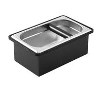 Amagogo Boîte à - Récipient robuste et facile à nettoyer - Accessoire professionnel de grande capacité - Boîte à pour expresso, Grand