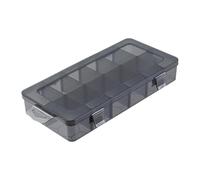 Amagogo Boîte de rangement pour outils de coiffure, serre-tête, portable, compacte, simple, avec séparateurs, pinces à cheveux pour coiffeur de bureau