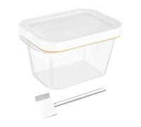 Amagogo Boîte de rangement transparente rectangulaire pour coupe-beurre, idéale pour conserver la fraîcheur du beurre, à utiliser dans la cuisine ou le