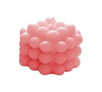 Amagogo Bougies parfumées 3D Bougie décorative à Longue durée de Vie Créative Relaxante Bougie de Cire sans fumée pour Chambre Spa Dîner Décoration, Rose