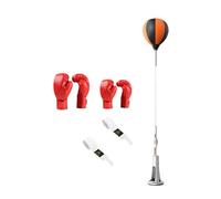 Amagogo Boule de réaction de Boxe Punching Ball avec Enfants Adultes Gants Gants Hauteur Target Target Boxing torking équipement for Exercice