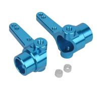 Amagogo Bras d'articulation avant en aluminium RC 1:10, 2 pièces de remplacement, coupelles de direction avant robustes pour voiture RC Gf02 Wr02C L, Bleu