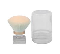 Amagogo Brosse à poussière de l'ongle Kabuki Brosse de nettoyage de nettoyage Nail Up Brush, multifonctionnel, pinceau de maquillage, doux, pour le maquillage, Tête de Champignon Blanc