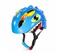 Amagogo Casque Bébé Vélo Casque Enfant Roller Casque Patinage Protection avec Coque PC Moulée et Ventilation Nervurée Ajustement 50-54cm Sangle à Boucle, Bleu, Taille Unique