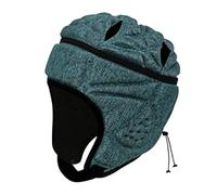 Amagogo Casque de Rugby Souple Casque de Football Casque de Football pour Adulte Enfant Jeunesse Gardien de But Tête de Protection Casque de Sport Tête - Vert foncé