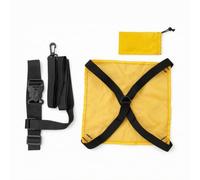 Amagogo Ceinture D Entraînement de Natation de Résistance Parachute de Nage Harnais Réglable Boucle à Dégagement Rapide Matériau Polyester avec Sac à , 35cm Voile Moyenne + 105cm Ceinture
