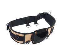 Amagogo Ceinture de Pêche Ceinture Porte-Canne Réglable Ceinture de avec Mousquetons Ceinture de Soutien Rembourrée Convient pour Pêcheurs Professionne, Kaki