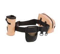 Amagogo Ceinture de pêche réglable multifonctionnelle pour Les Accessoires de pêche, Robuste avec Support de Canne à pêche et Pochette étanche, Kaki