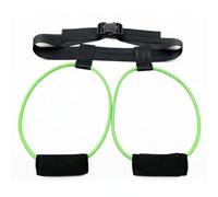 Amagogo Ceinture d'Entraînement Ceinture de Fessiers Bande Élastique Sangle de Jambe Accessoire Fitness en Matériaux Latex et Nylon pour Exercices de Kickback, Vert, 30LBS