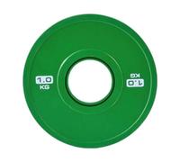 Amagogo Changer de Plaque de Poids d'entraînement Poids Pratique pour l'haltérophilie Petite Plaque de Changement pour la Musculation de, 1 Kg Vert