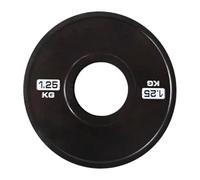 Amagogo Changer de Plaque de Poids d'entraînement Poids Pratique pour l'haltérophilie Petite Plaque de Changement pour la Musculation de, 1.25 Kg Noir