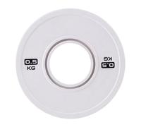 Amagogo Changer de Plaque de Poids d'entraînement Poids Pratique pour l'haltérophilie Petite Plaque de Changement pour la Musculation de, 0.5 Kg Blanc