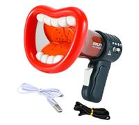 Amagogo Changeur de voix pour enfants, jouet d'enregistrement de mégaphone à effet sonore, jouet de blague amusant pour enfants de 5 ans et plus, fournitures