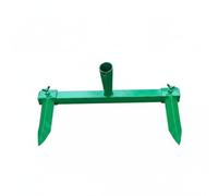 Amagogo Charrue à Sillons Réglable Ouvre-sillons Manuel Cultivateur Sarcleur Butteur Outil Polyvalent pour Tracer des Lignes Droites et Uniformes Réduire Les, 2 Dents, Vert