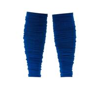 Amagogo Chaussettes pour Enfants Chaussettes de de Mollet Manchons de Jambe Longs Protection Contre Frottements Respirants en Coton Ajustement Élastique, Blue Adult