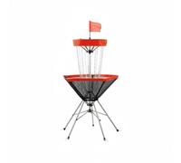 Amagogo Cible de Lancer de Golf Filet Pliable Support de Disque Structure Acier Base Stabilisée Anneaux de Fixation Piquets pour Sol Montée Simple et Rapide