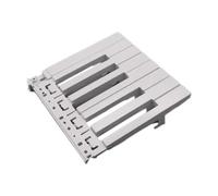 Amagogo Clavier de piano électrique de remplacement, touches pour pianos numériques, composant de réparation, panneau de notes blanches professionnel pour