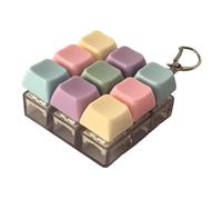 Amagogo Clavier relaxant pour le jouet sensoriel Home Office Cliquez sur la clé mécanique Bouton Clavier pour les cadeaux ennuyeux, 9 Touches
