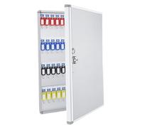 Amagogo Coffret à Clés Mural avec étiquettes, Boîtier de Sécurité Polyvalent pour Parcs Automobiles, Complexes de Gestion Locative, 96 positions clés